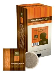 Wolfgang Puck Coffee, Chef's Reserve Decaf, 18-Count Pods (Pack of 3)