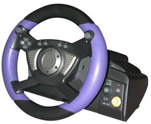 Childrens Toyshop  Video Games : GC TopDrive Pro 10" Steering Wheel with Pedals