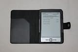 PU Leather Case Cover for Latest Generation Amazon Kindle 4 Wi-Fi 6-Inch E Ink Display, Black