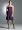 David's Bridal Short Strapless Pleated Dress in Crinkle Chiffon Style 83362, Lapis, 2