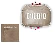 Comfort Sac Double Sac Khaki Faux Fur By Elite Furniture