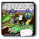 Londons Times Funny Animals Cartoons - Anaconda Accidents - Mouse Pads