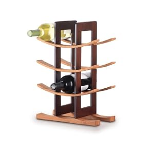 Anchor Home Collection Bamboo Wine Rack With Espresso Finish by Anchor Hocking