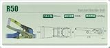 テザック(TESAC) ラッシングベルト ラチェットバックル式 R50E ベルト幅 50mm 010-050A