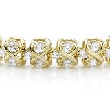 14K Diamond Bracelet -- 2.00 Ct. SI2-SI3 G/H