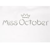Newborn Infant Baby Girls Clothes OCTOBER Onesie TRUFFLES Birthday Girl 3M-18M