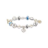 NFL Detroit Lions #1 Fan Charm Bracelet: Go Lions! by The Bradford Exchange