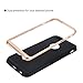 iPhone 6 Plus / iPhone 6S Plus Case, TORUBIA Litchi Stria Anti-Skid Back Dual Layer Drop Protection Shock Absorption Bumper Slim Fit Case for iPhone 6 Plus / iPhone 6S Plus (5.5 inch) - Golden