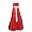 Girls Red Satin Christmas Dress with Spaghetti Straps (2- 12) NEW