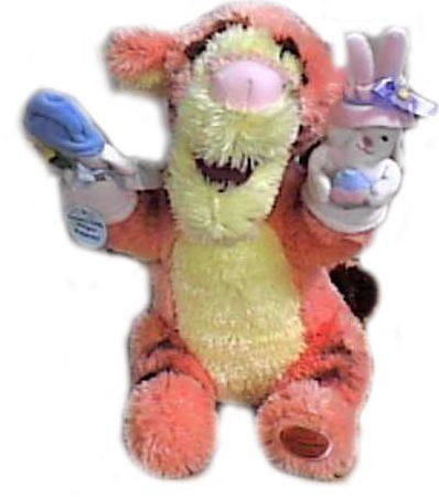 Childrens Toyshop  Toys : Winnie the Pooh 10" Tigger Plush Doll with Finger Puppets