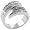 Cz Whirl Stacking Wrap Promise Right Hand Ring