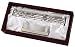 Elegant Baby Silver Plated Birth Certificate Holder With Stand Gift Set Packed In Rosewood Box