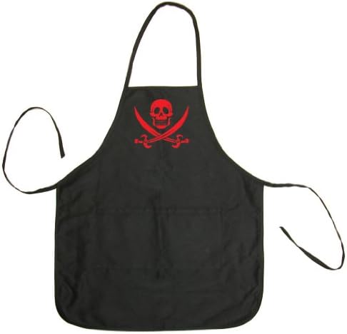 Pirates & Anchors Skull & Crossbones Adult BBQ Cooking & Grilling Apron