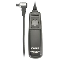 Canon RS-80N3 Remote Switch for EOS-1V/1VHS, EOS-3, EOS-D2000, D30, D60, 1D, 1Ds, EOS-1D Mark II,III, EOS-1Ds Mark II,III, EOS-10D, 20D, 30D,40D, 50D, 5D