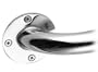Medline 32 Inch Grab Bar, Knurled Chrome