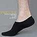No Show Socks，Perfectday 3 Pack socks, Quality Cotton, Large Silicon Heel Grip to prevent slipping, 85% cotton so keep your feet cool and comfortable. Long lasting and machine washable, Large, Black