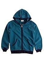 Boy's Vintage Washed Hooded Sweatshirt with Contrast Piping