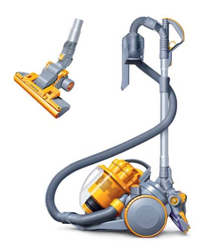 Dyson DC08 Silver/Yellow Cylinder Vacuum Cleaner