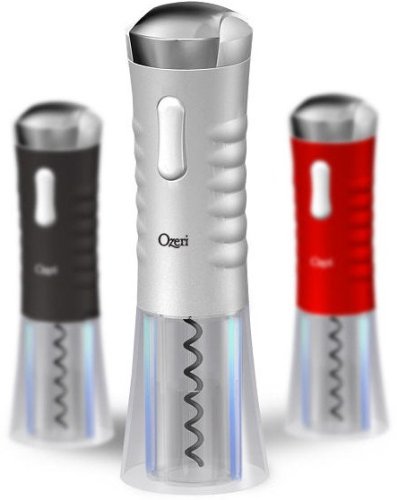 Ozeri Nouveaux Cordless Electric Wine Opener available in Silver -- Ultimate Wine Gift On Sale with Free Super Saver Shipping