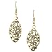 Harvest Fields Brass Leaf Earrings