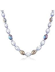 Napier "Aquarius Color" Faceted Purple Collar Necklace, 19"