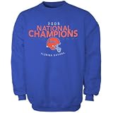 Florida Gators Royal Blue 2006 NCAA National Football Champions Crew Sweatshirt