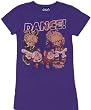 Junk Food Rainbow Brite Dance Purple Juniors T-shirt Tee
