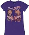 Junk Food Rainbow Brite Dance Purple Juniors T-shirt Tee