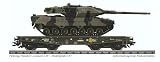 Märklin 4MFOR 48711 - Bundeswehr Flachwagen