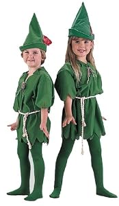 Children's Peter Pan Costume (Size:Large 10-12)