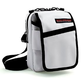 Garmin Rino Portable GPS Automobile Navigator Water Resistant Cross Body Messenger Bag - White