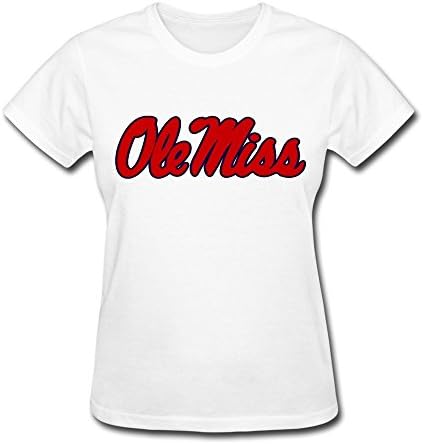 Ole Miss Rebels Fashion T Shirt For Women White