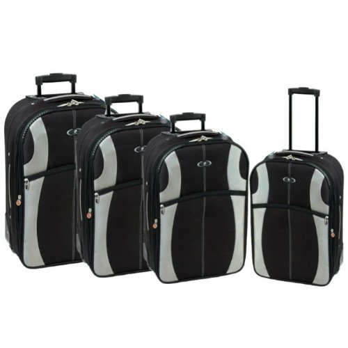 Azure Set 4 Super Lightweight Trolley Cases