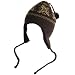 New Ski Skate 2 Ply Knit Hat Trooper Trapper Flaps * Brown and Tan - Small and Medium