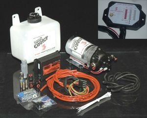 Water Methanol Injection Kit by SNOW PERFORMANCE -Stage-3 Boost Cooler-This Water Meth Injection Kit helps increase Diesel Fuel Mileage. The Stage-3 Boost Cooler Water Methanol Injection Kit is the perfect Diesel Performance Part to increase your Diesel Performance while lowering Diesel Exhaust Gas Temperatures