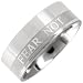 Christian Stainless Steel Rings - "Fear Not" Isaiah 41:10 - Size 09 - 12
