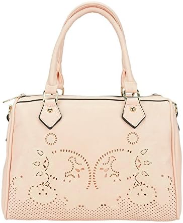 Dudlin 5138-13 Corallo Coral Floral Pattern Satchel/Shoulder Bag