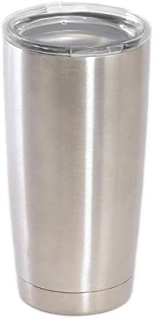 Stainless Steel 20 Oz. Tumbler – Premium Double Wall Vacuum Insulated - Keeps Ice Frozen for DAYS! - Colder Than Competitors even YETI! Because of Food Grade 18/8 Stainless Steel - 20 Oz & Lid