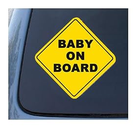 Set of 2 BABY ON BOARD - Child Warning - Car, Truck, Notebook, Vinyl Decal Sticker&nbsp;Newest Version