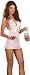 Sexy Sheer White Babydoll Lingerie - 3 Piece Set