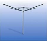 Brabantia 314506 Grey Lom Adv 50M Rotary-Soil Spr and 4 Arms