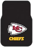 Front Car Truck SUV Rubber Floor Mats - NFL Football - Kansas City Chiefs