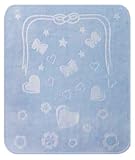 Bocasa by Biederlackborbo 63216 Wohn- und Schlafdecke de luxe kids Herzen ca. 110 x 140 cm