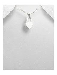 Heart Pendant Necklace In Sterling Silver