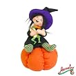 4" Witch Kid on Pumpkin by Annalee