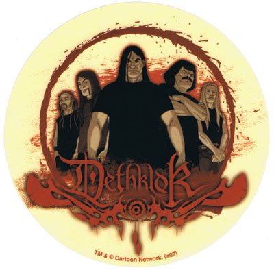 Metalocalypse Dethok Group Sticker 05-37