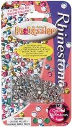 Bulk Buy: SAS Be Dazzler Rhinestone Refill 150/Pkg Assorted Colors BZCR-RH (4-Pack)