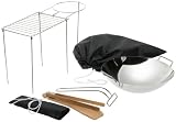 Rome's #110 Camper's Wok and Grill Set, Stainless Steel
