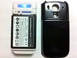 au ARROWS Z ISW13F大容量バッテリー/電池パック(3500mAh) + 専用背面カバー (クールブラック) + AC-USB万能充電器 [日本語説明書付き]