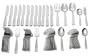 Reed & Barton Crescendo II 18/0 Stainless-Steel 65-Piece Flatware Set with Storage Caddy, Service for 12